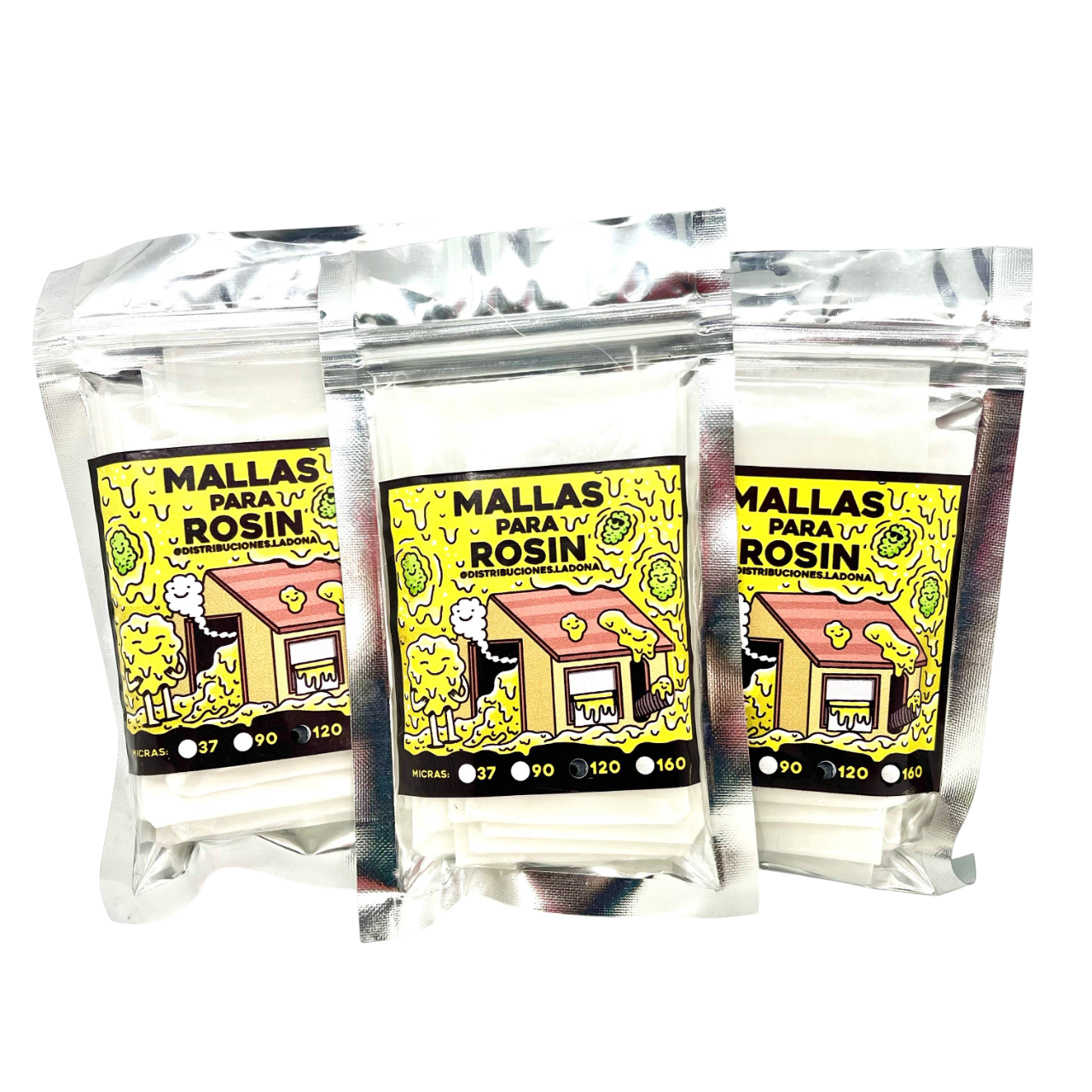 Mallas para Rosin- 120 micras - Distribuciones La Doña