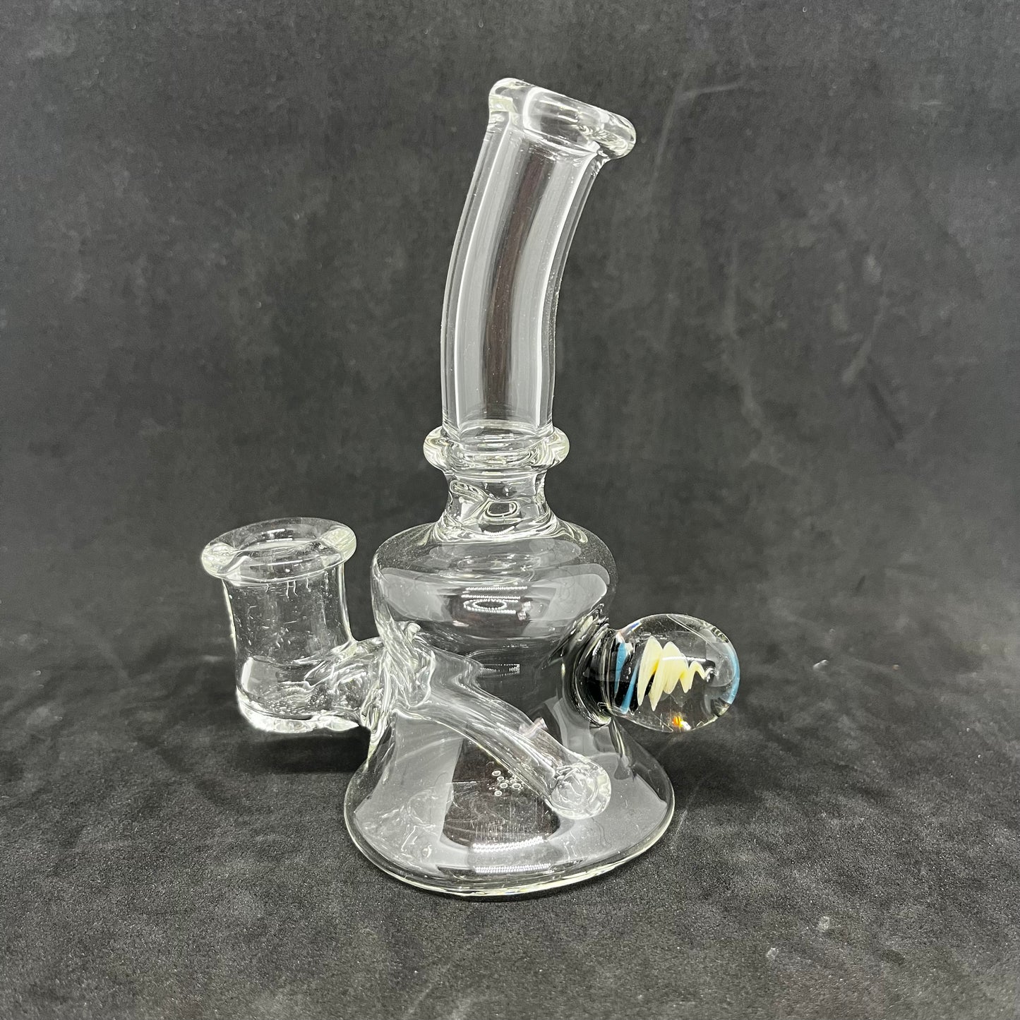 Mini Rig 12cm Pyrex - Seba Glass (SB-R56) Full Color + Cap Colección de Artistas Nacionales