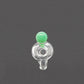 Bubble Cap pack x4 - Transparente con punto de color - Artista Nacional - Seba Glass