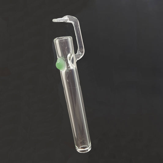 Pack 3 Hitter resina 10cm Pyrex - Transparente con punto de color - Artista Nacional - Seba Glass