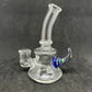Mini Rig 12cm Pyrex - Seba Glass (SB-R57) Full Color + Cap Colección de Artistas Nacionales