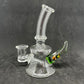 Mini Rig 12cm Pyrex - Seba Glass (SB-R54) Full Color + Cap Colección de Artistas Nacionales