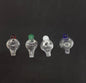 Bubble Cap pack x4 - Transparente con punto de color - Artista Nacional - Seba Glass
